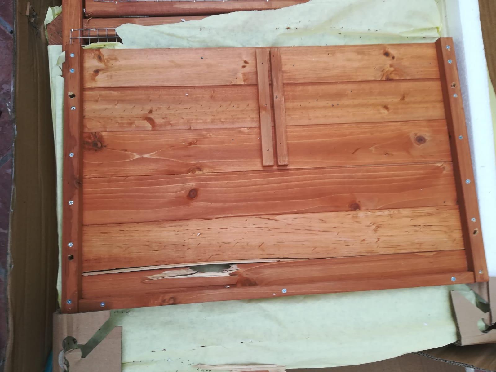 Wiltec Conigliera Pollaio Legno Marrone con Recinto