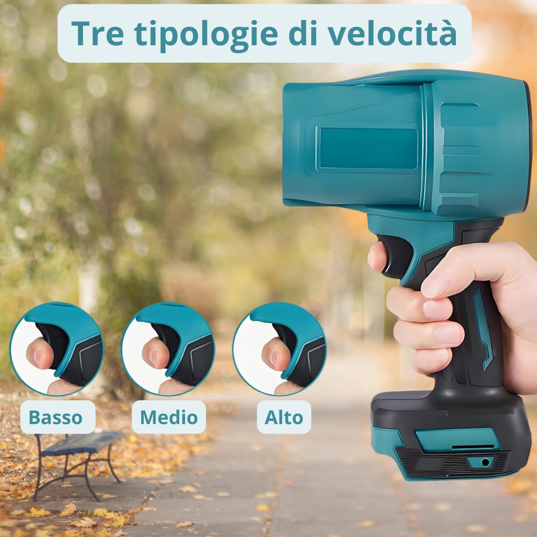DE ROSA SHOP soffiatore a batteria 48V 2 batterie 146 km/h