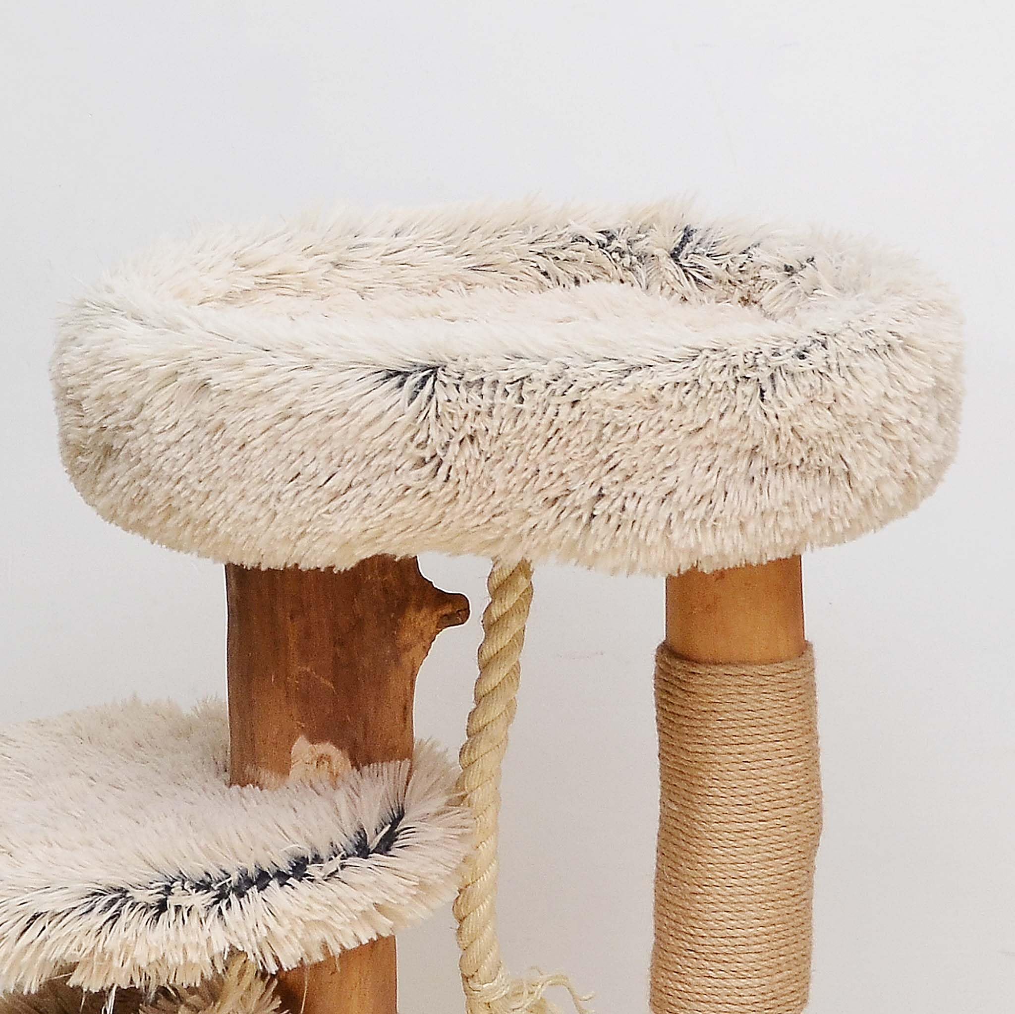 Fudajo Albero Tiragraffi Design 87,5 cm Legno Pero Peluche
