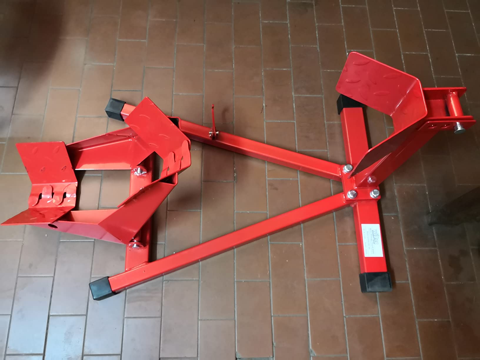 Wiltec Ruota anteriore 1 cavalletto moto acciaio
