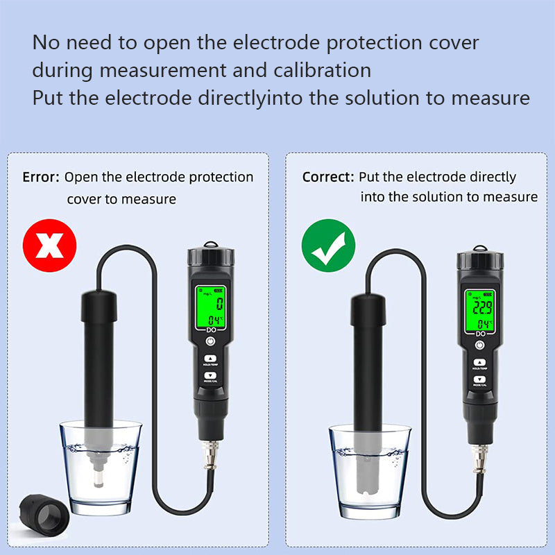 Tilswall Misuratore Ossigeno Disciolto ATC 0-40 mg/L LCD