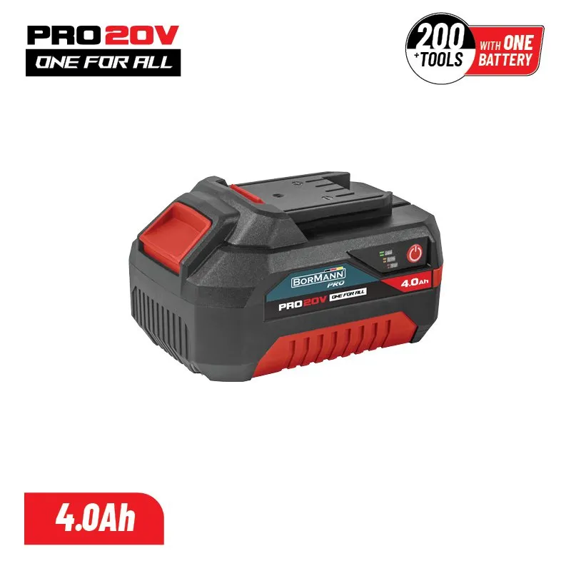 Bormann Pro batteria 20V Li-Ion 4.0Ah per utensili