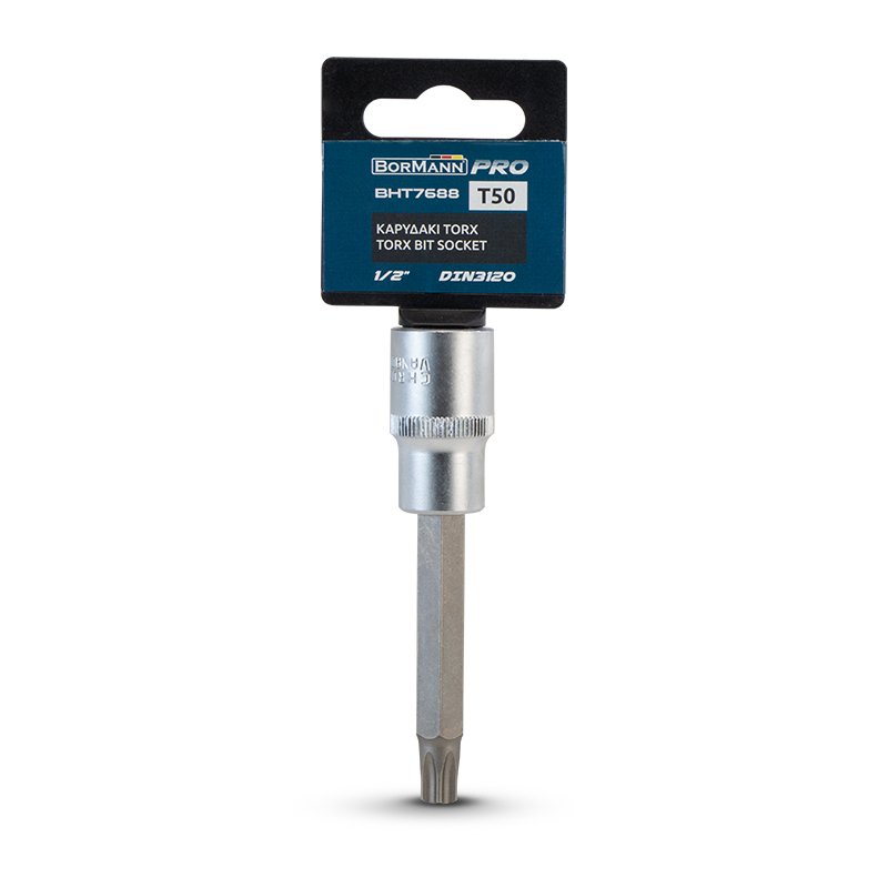 Bormann 1/2" Torx T50 bussola a inserto DIN 3120