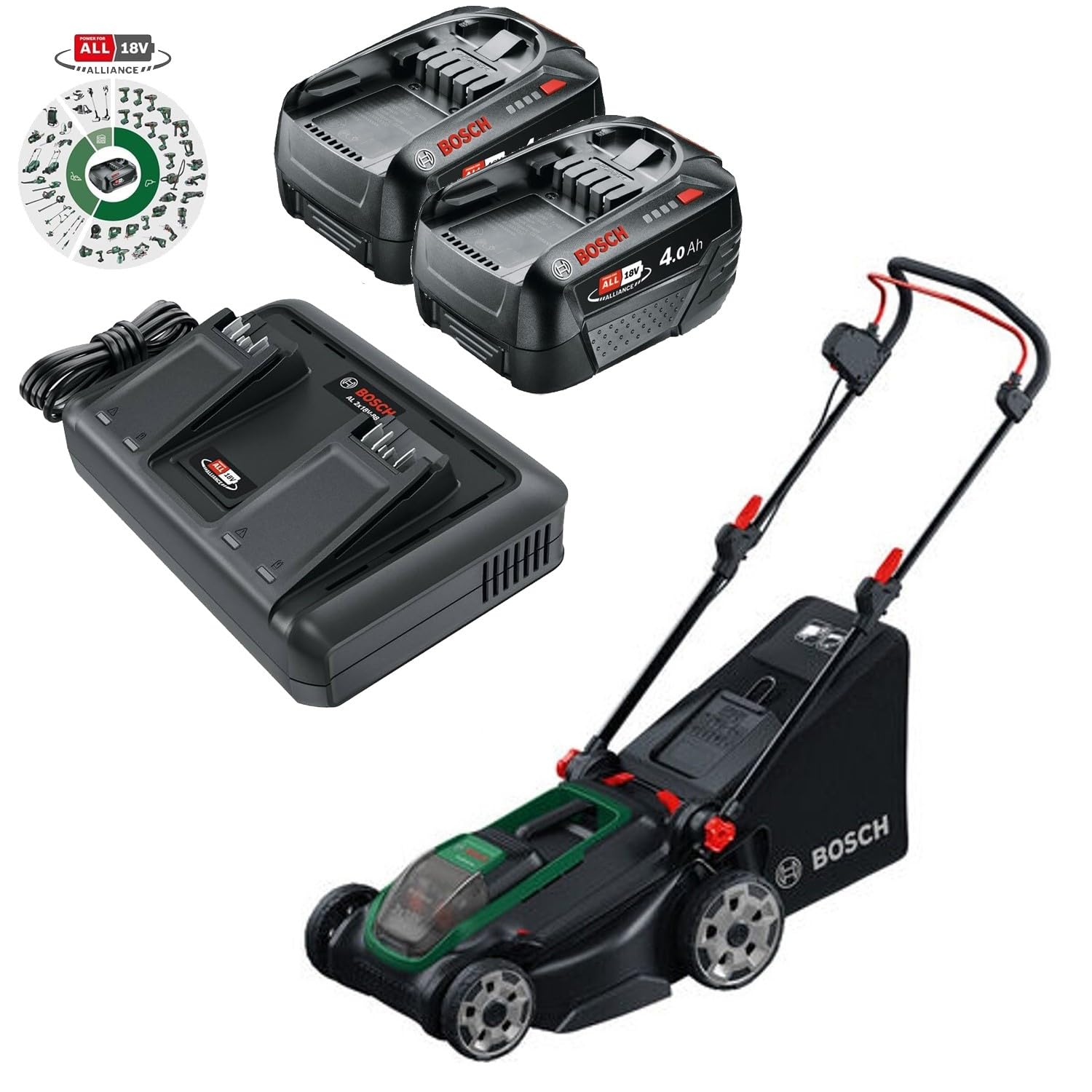 Bosch ROTAK 18V2-43 rasaerba batteria senza batteria