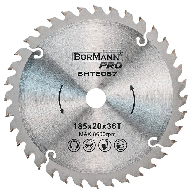 Bormann disco diamantato 185x20mm 36Z taglio legno fast cut