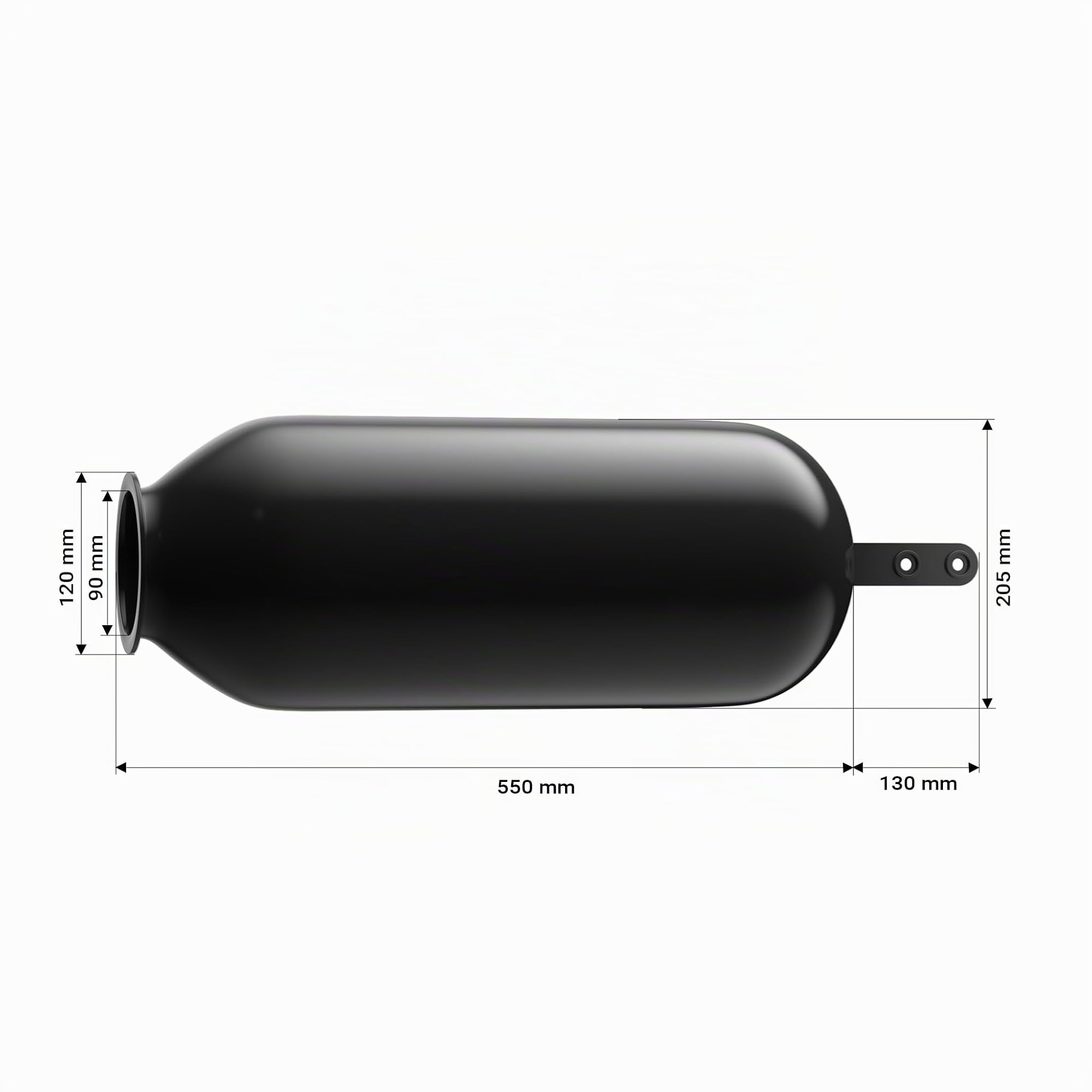 Wiltec Membrana Vaso Espansione 100 l EPDM con Linguetta