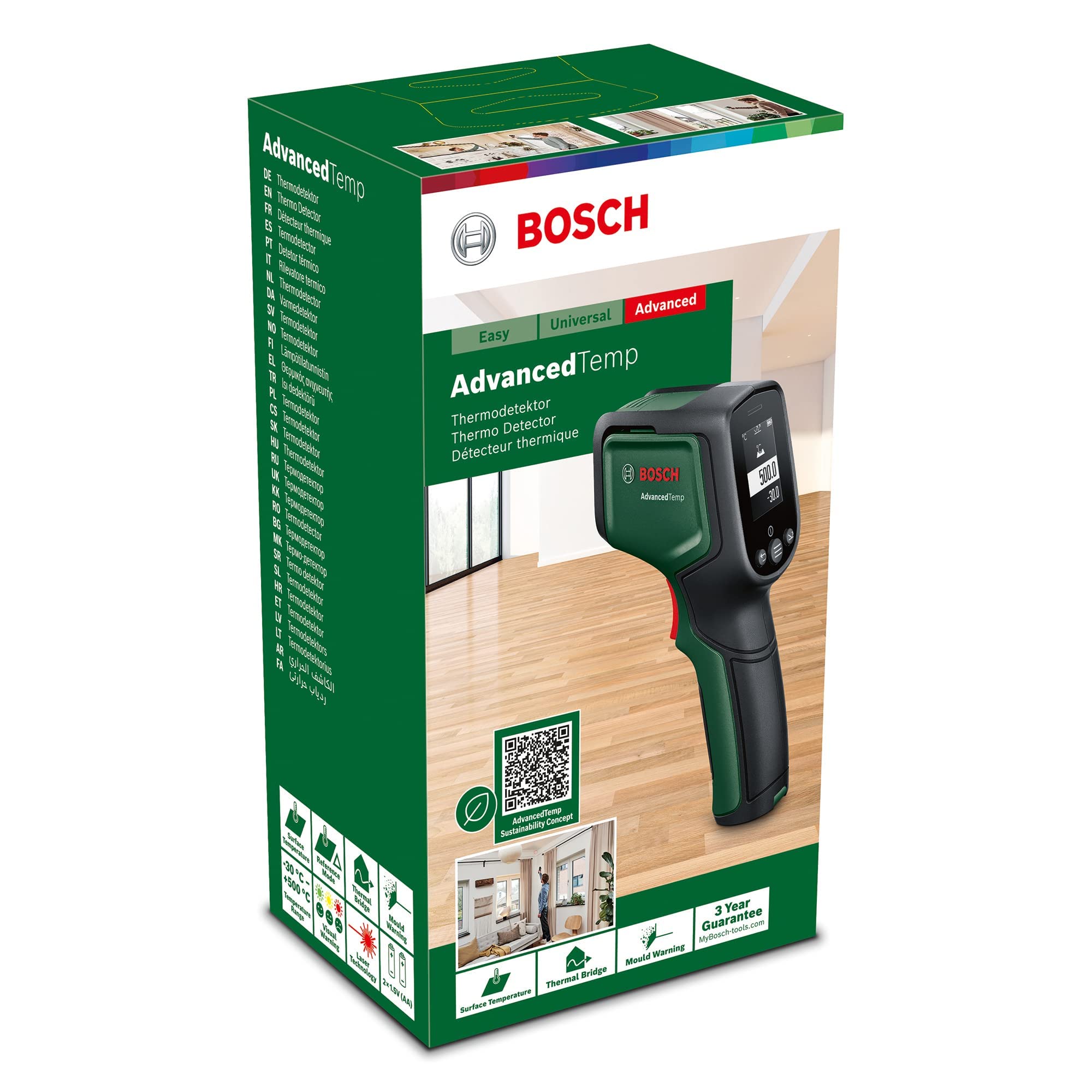 Bosch AdvancedTemp termometro infrarossi -30°C +500°C