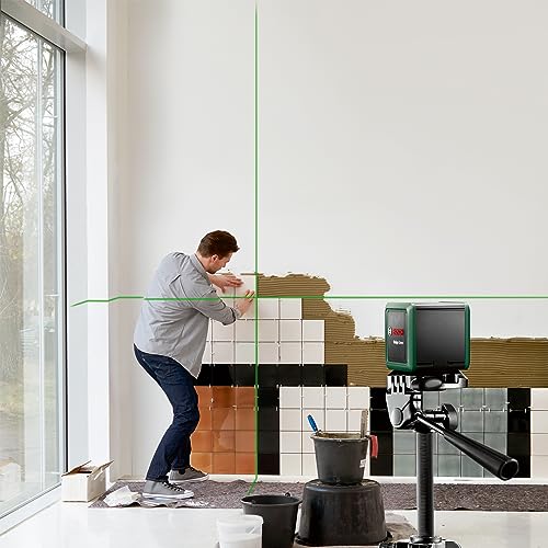 Bosch Quigo Green livella laser croce 12 m con treppiede