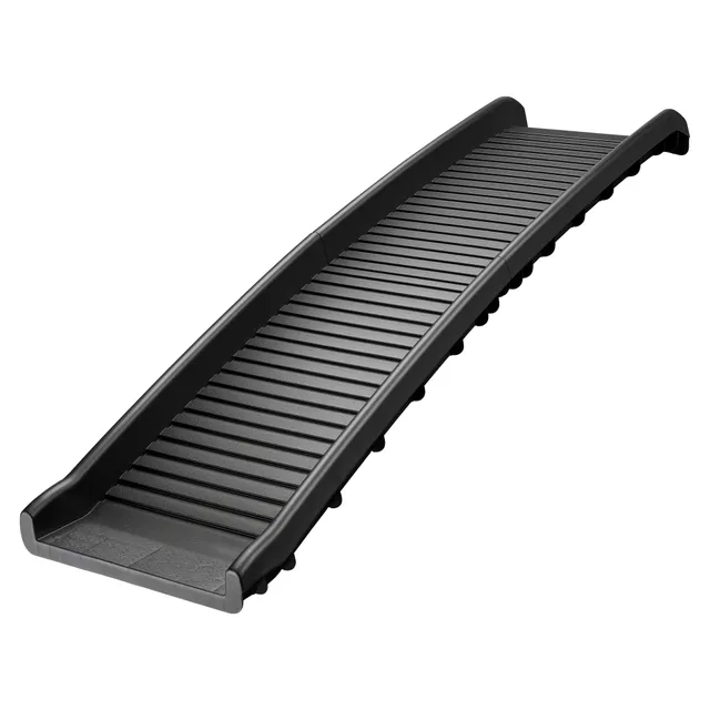 Wiltec Rampa Cani Pieghevole Antiscivolo 156x40 cm Nera