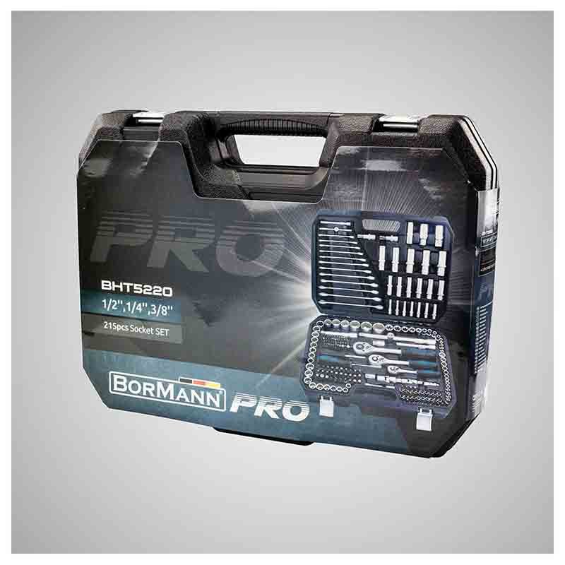 Bormann Pro BHT5220 set bussole 215 pezzi CrV