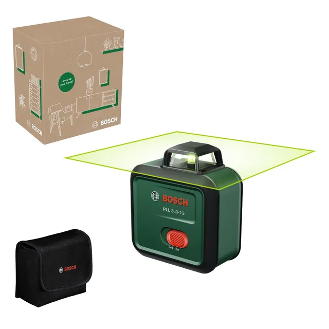 Bosch PLL 360-1G livella laser verde 360°