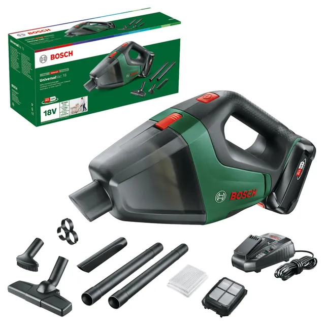 Bosch UniversalVac 18 aspiratore batteria 18V set 2,5Ah