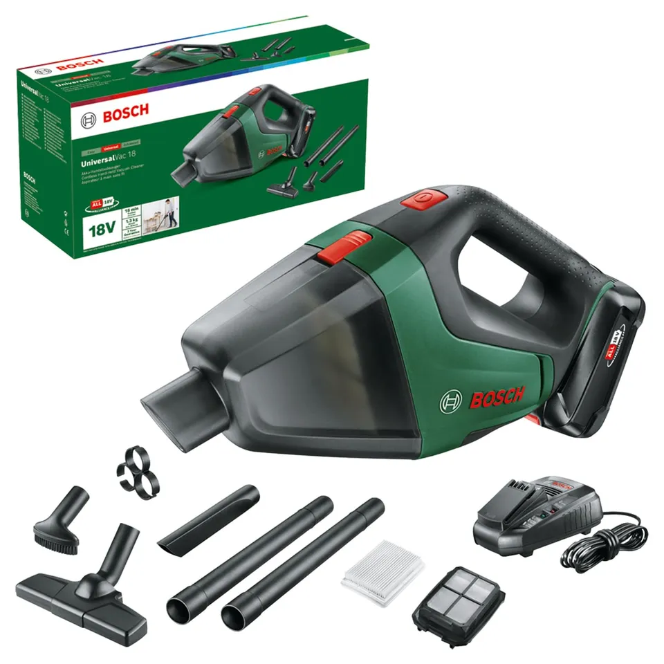 Bosch UniversalVac 18 aspiratore batteria 18V set 2,5Ah