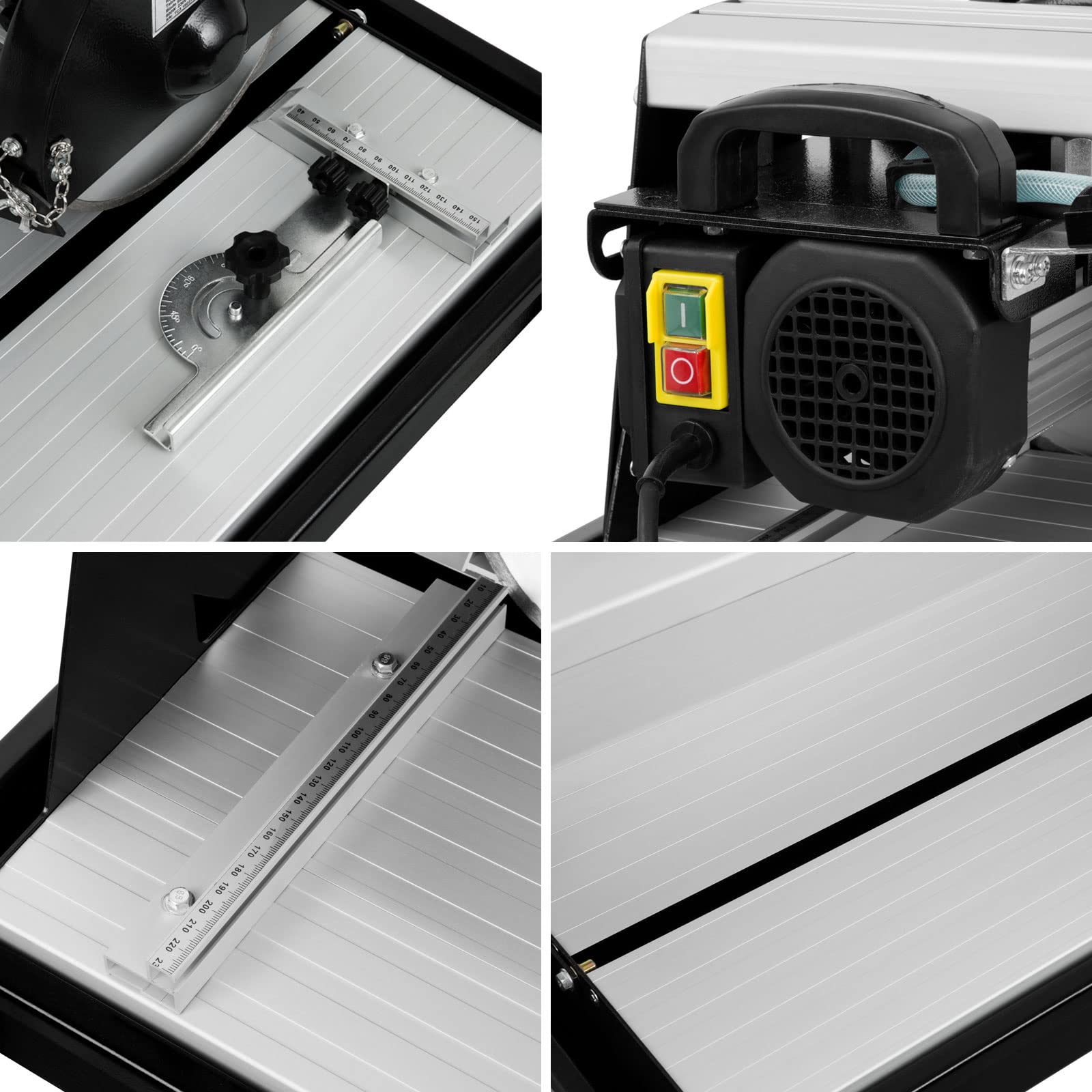 EBERTH Tagliapiastrelle Elettrico 800W Disco 200mm Taglio 620mm