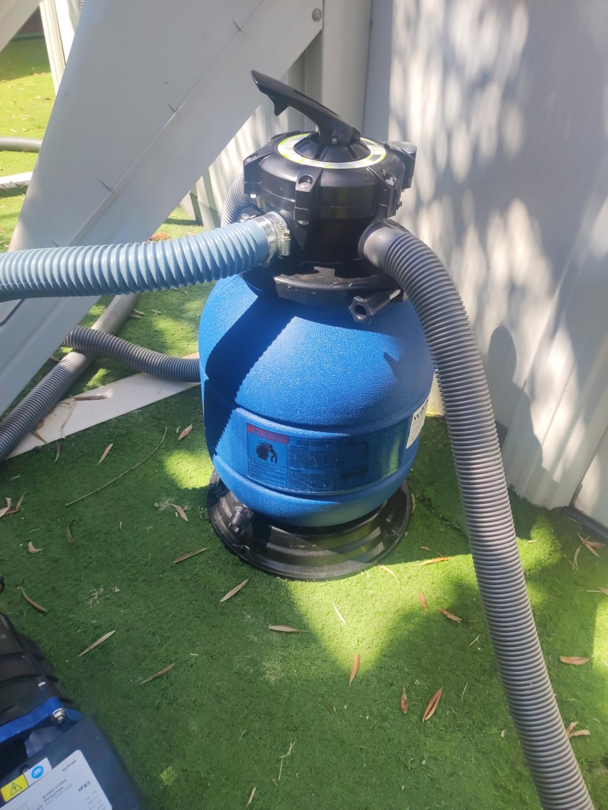 Wiltec Filtro a Sabbia Piscina senza Pompa 21,5 L