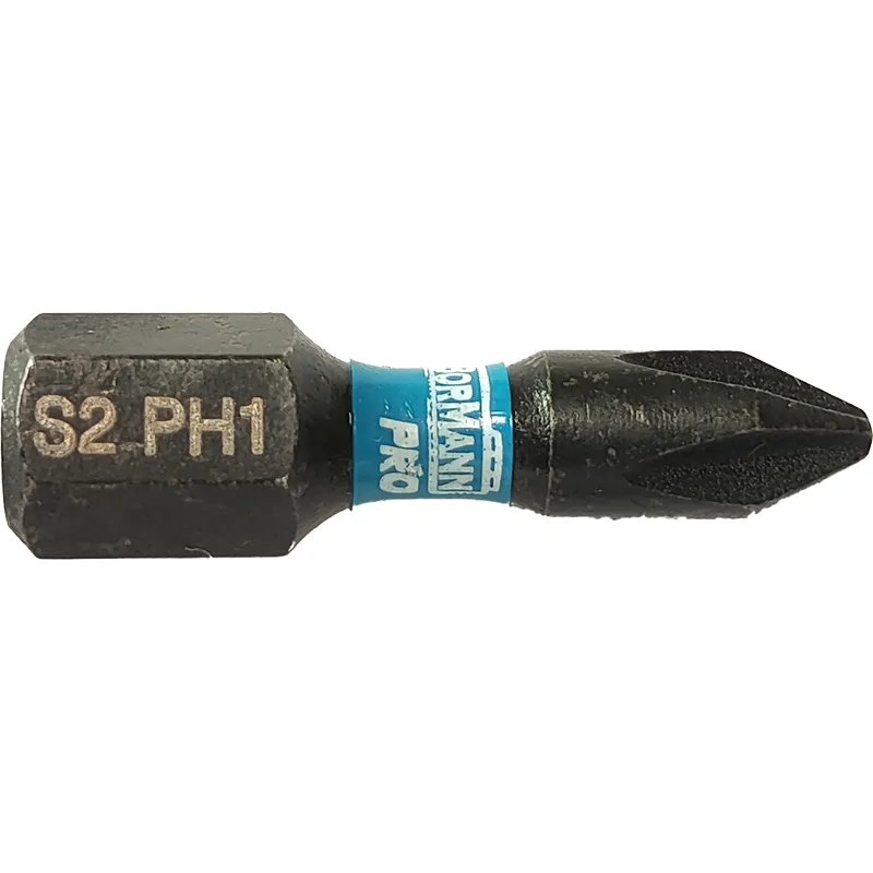 Bormann X-Pro inserti impatto PH1 25 mm 2 pz S2