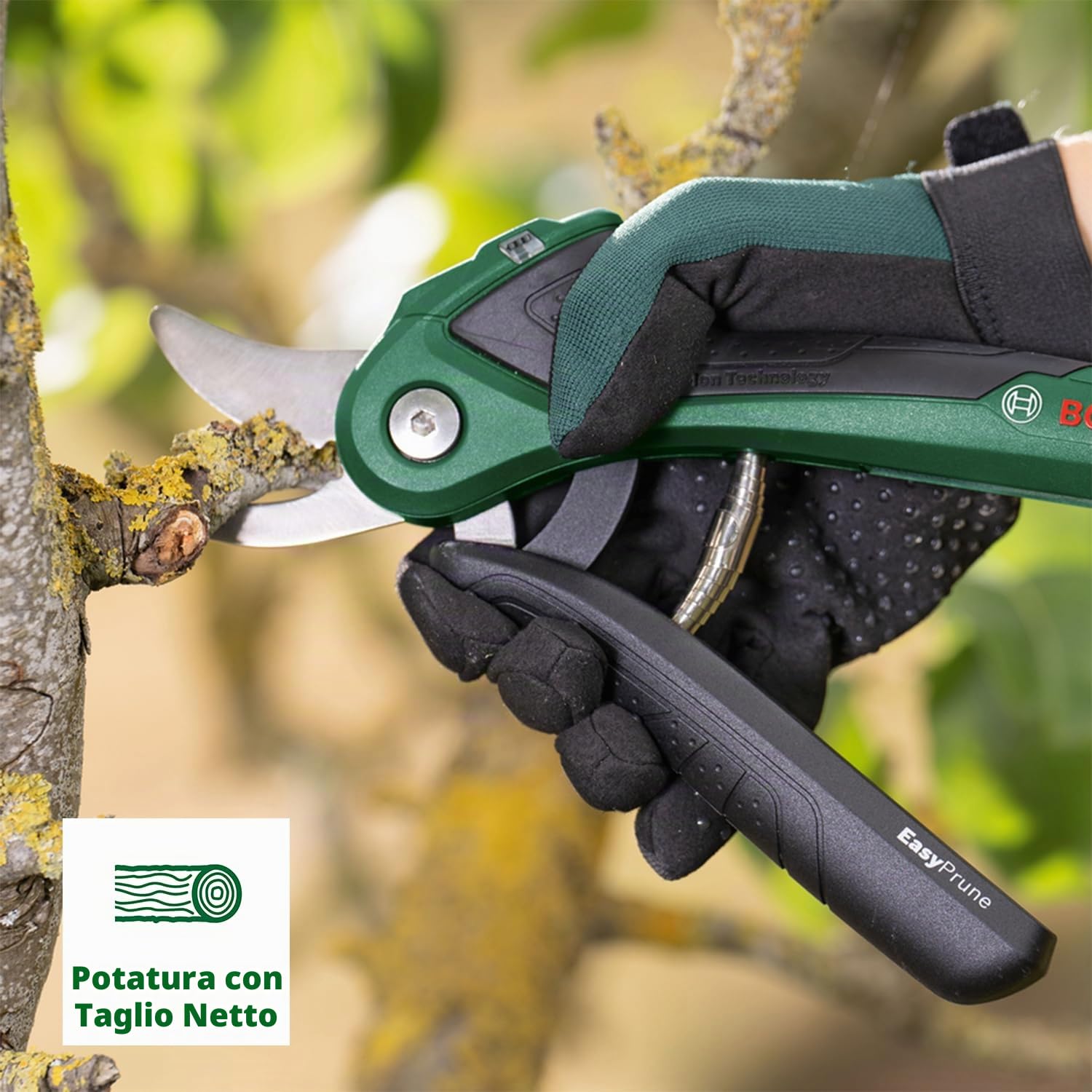 Bosch EasyPrune forbici potatura batteria fino 25 mm