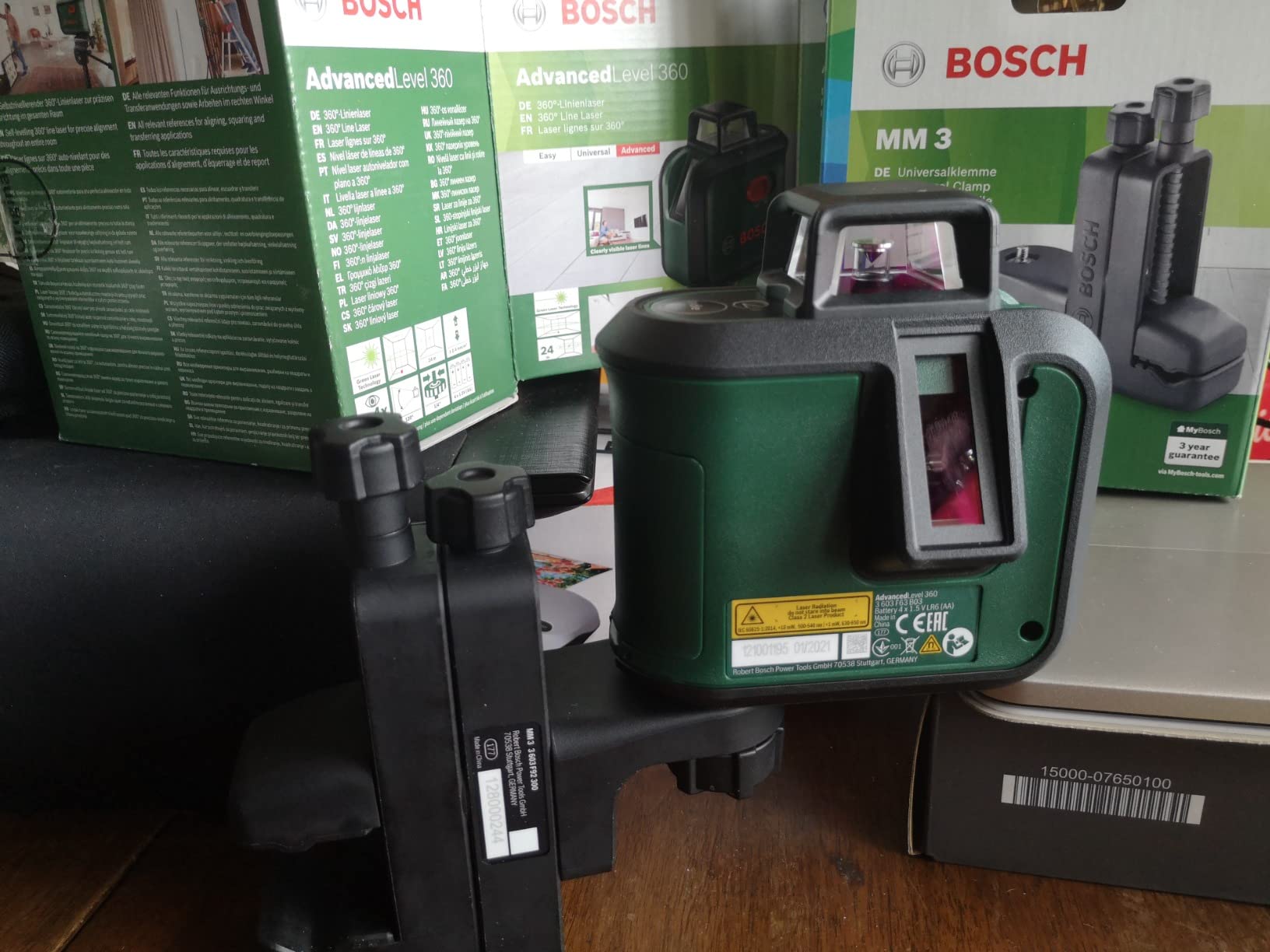 Bosch MM 3 morsetto universale laser 3-70 mm