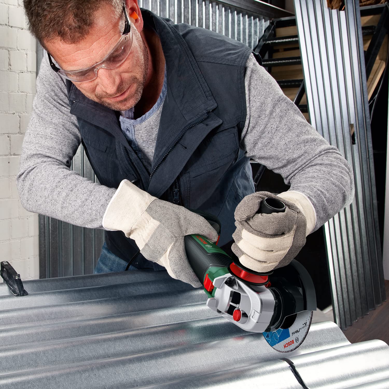 Bosch AdvancedGrind 18V-80 smerigliatrice angolare senza batteria 125 mm
