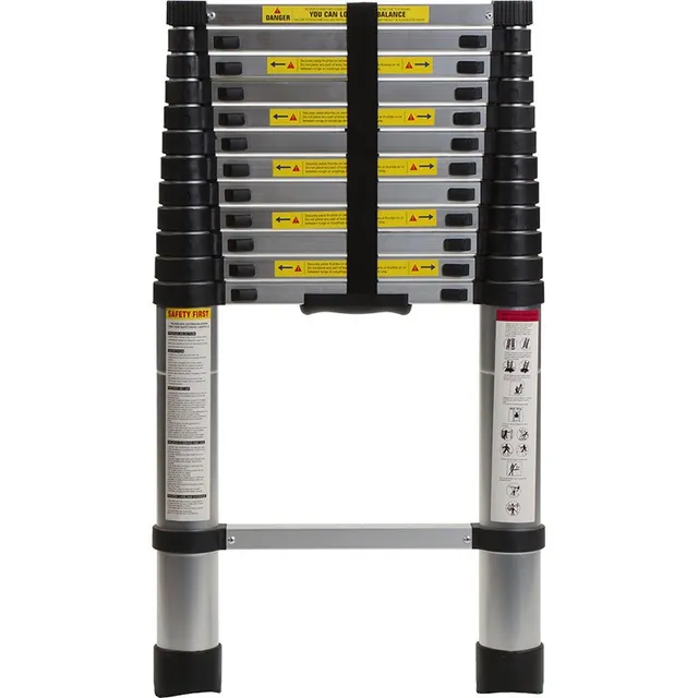 Bormann scala telescopica 12 gradini 3,8m alluminio