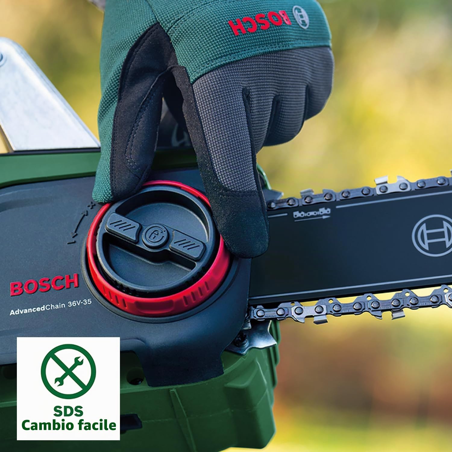 Bosch AdvancedChain 36V-35-40 sega a catena senza batteria