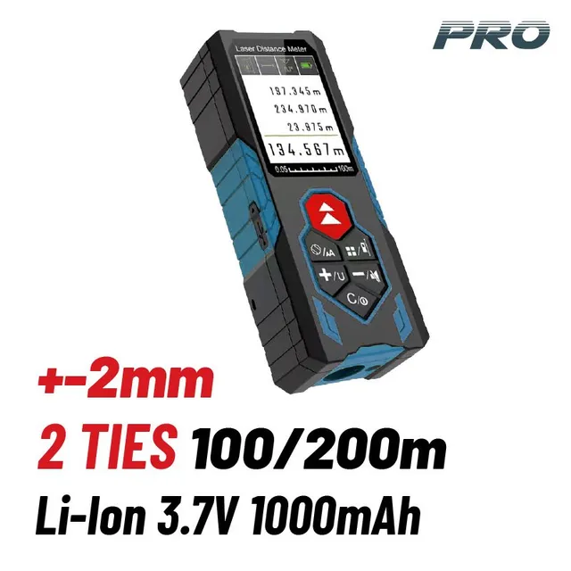 Bormann Telemetro Laser 100m 2 Linee Misuratore Distanza