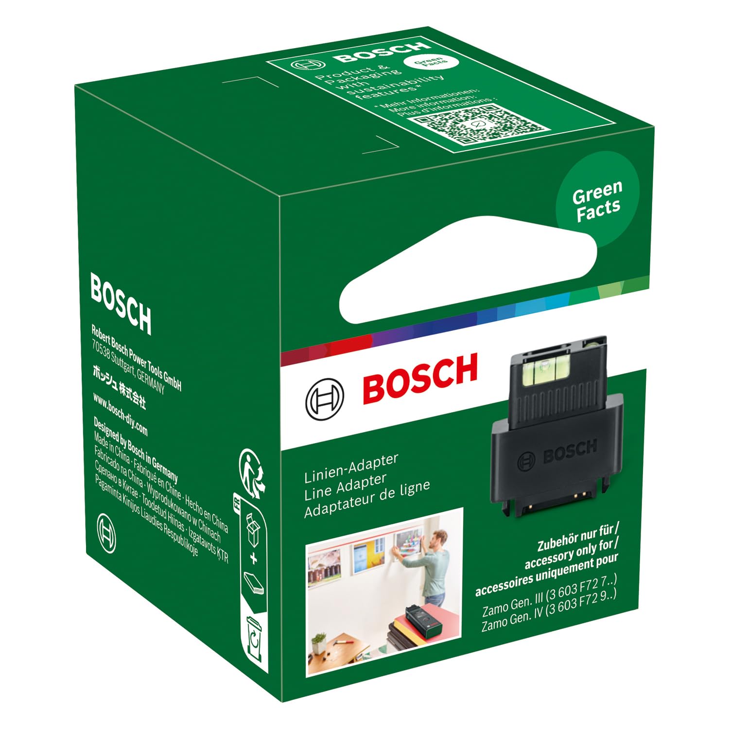 Bosch Zamo adattatore linee laser distanziometro