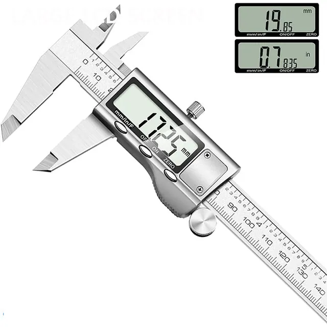 Tilswall calibro digitale 0-150 mm acciaio inox LCD preciso