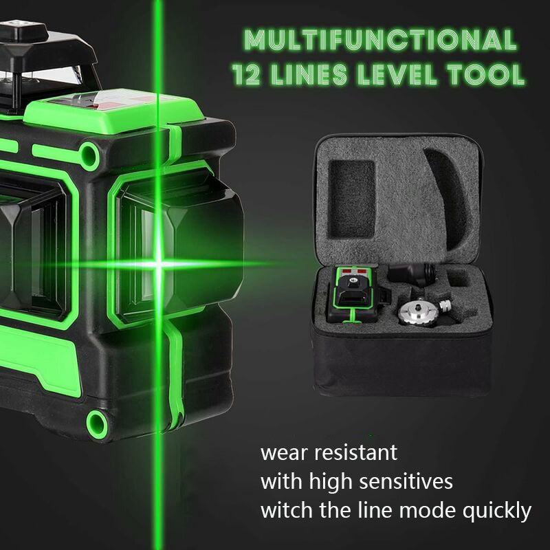 Tilswall Livella Laser 12 Linee 3x360° Autolivellante Treppiede