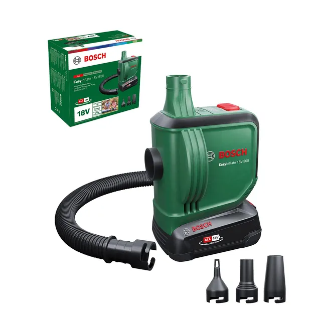 Bosch EasyInflate 18V-500 Pompa Aria 18V 2,0Ah 530 l/min