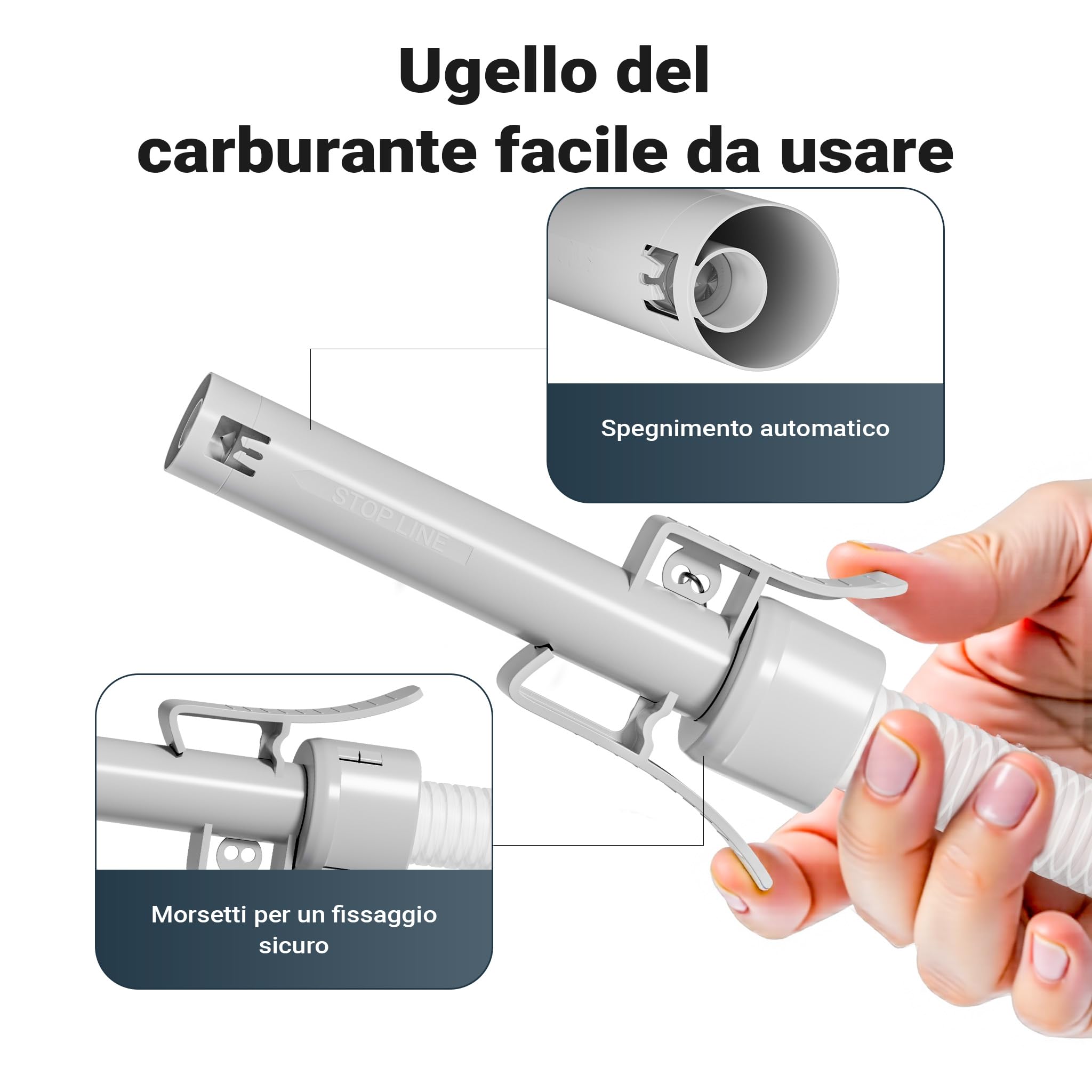 Wiltec Pompa travaso liquidi 12 l/min 12V display LED
