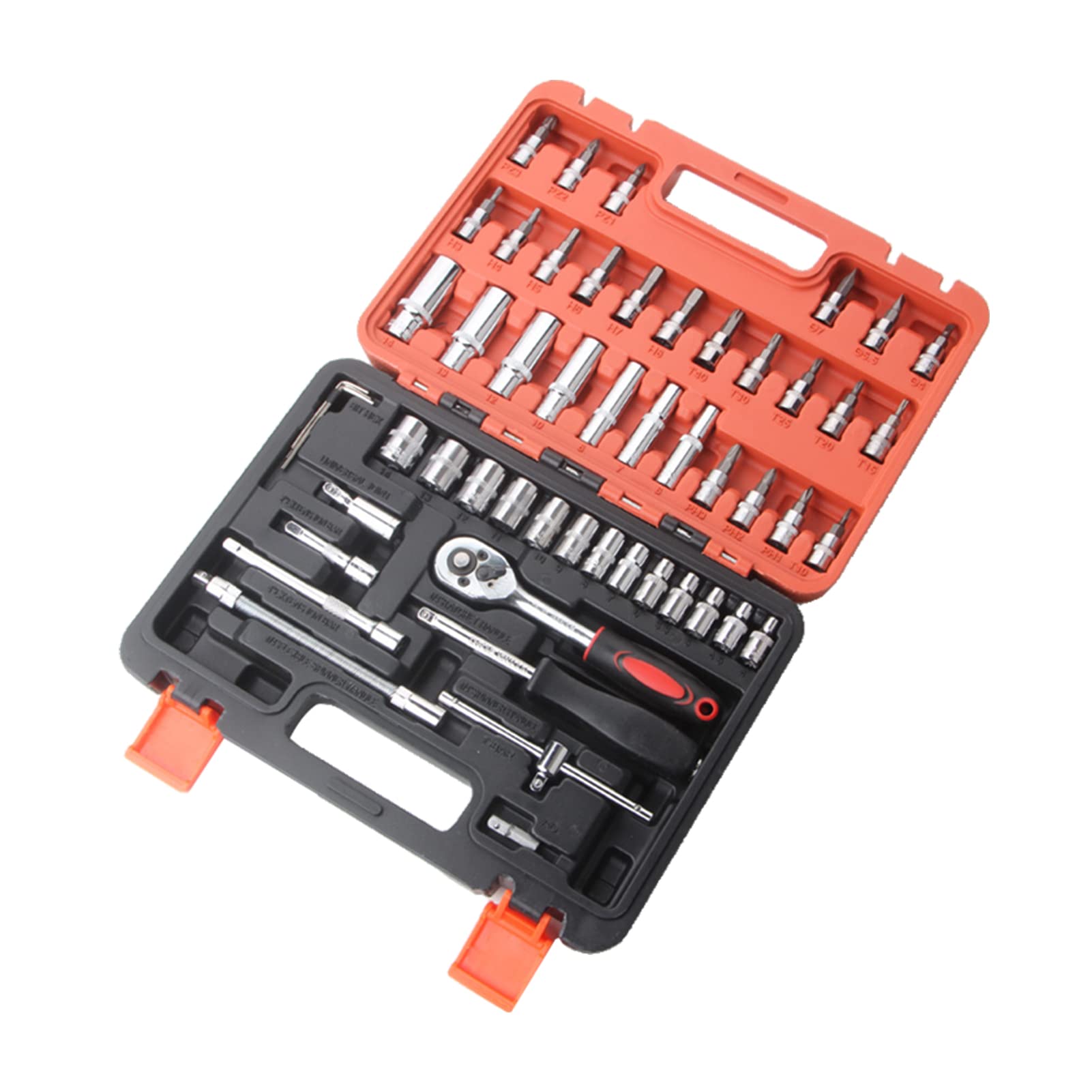 Weytoll Set chiavi a bussola 53 pezzi 1/4" carbonio
