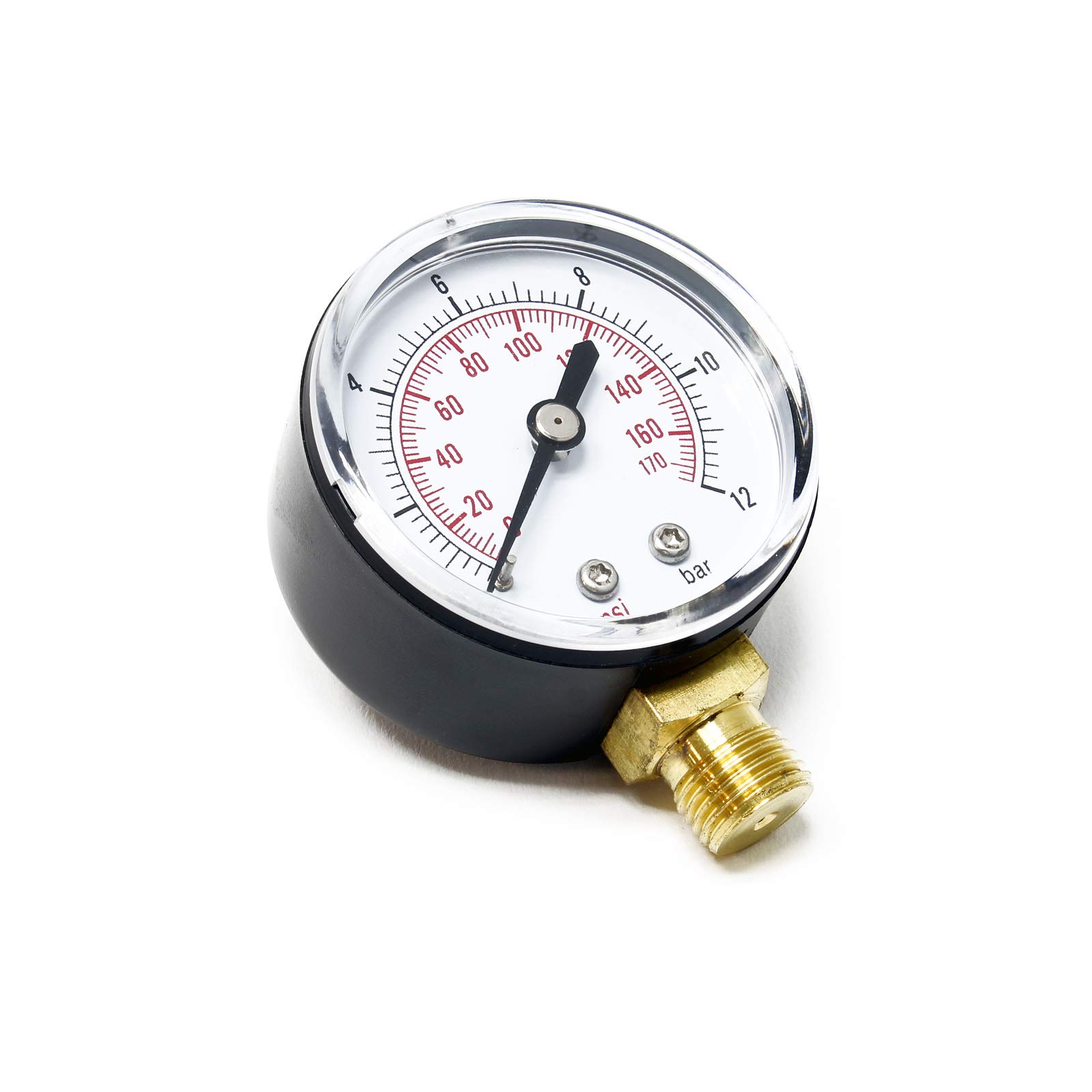 Wiltec Manometro Assiale 0-10 Bar 1/4“ Ø52 mm