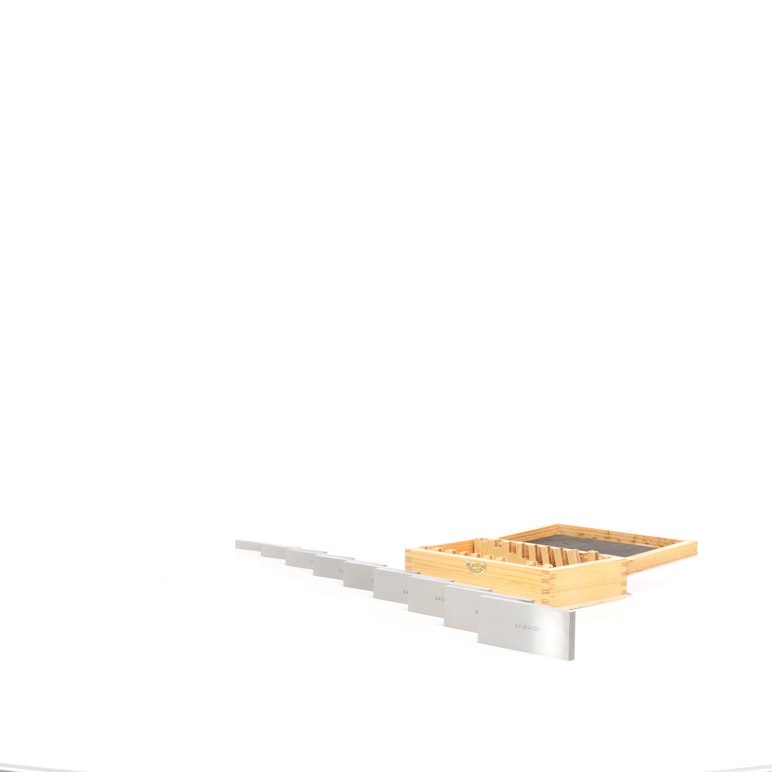 Wiltec set barre parallele 100mm 18 pezzi acciaio