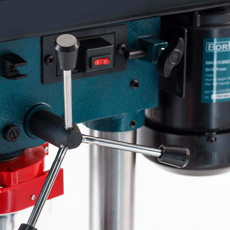 Bormann Pro trapano a colonna 13mm 350W laser mandrino 13mm