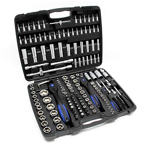 Wiltec Set Chiavi a Bussola 172 Pezzi Cricchetto