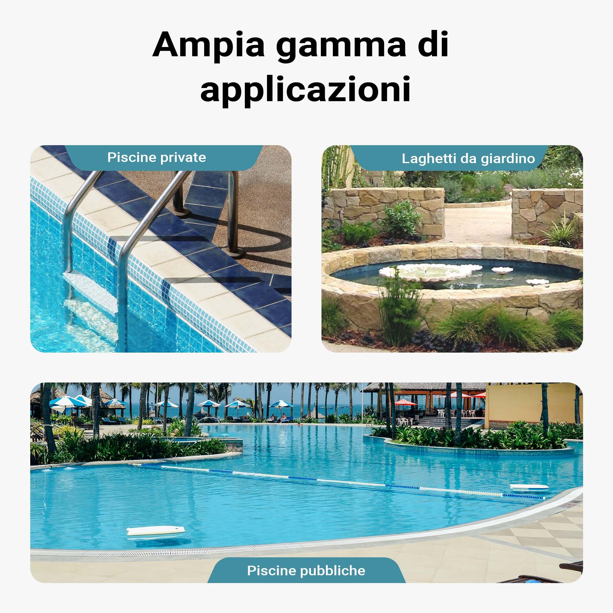 Wiltec tubo piscina nero 15 m 38 mm galleggiante