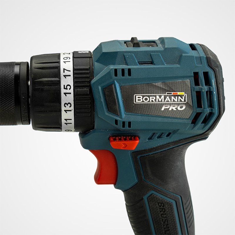 Bormann trapano battente brushless 20V 40Nm 2x2Ah