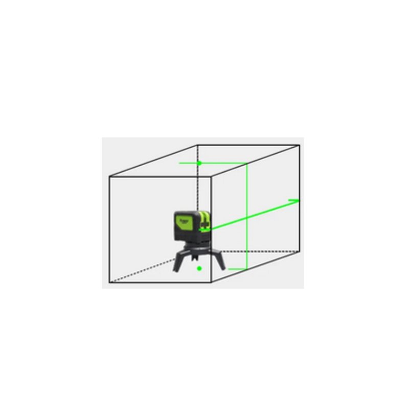 Bormann Spirit Livella Laser Linea Verde 30m Croce