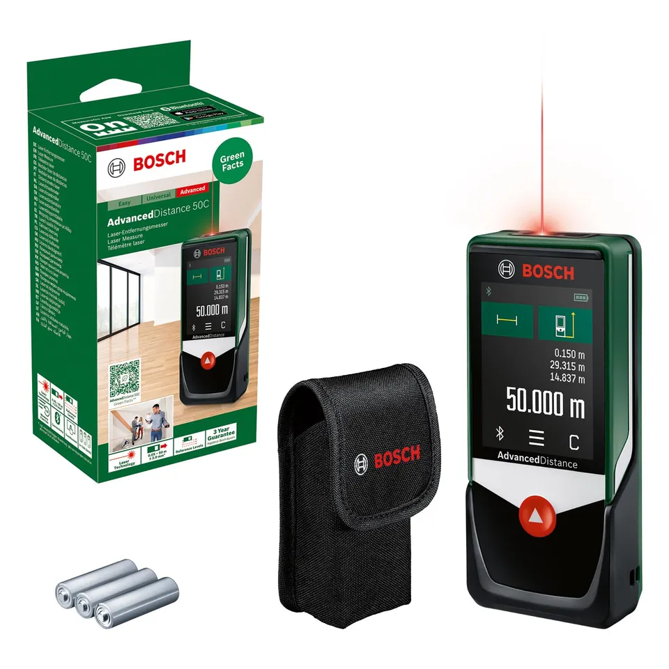 Bosch AdvancedDistance 50C Distanziometro Laser 50 m