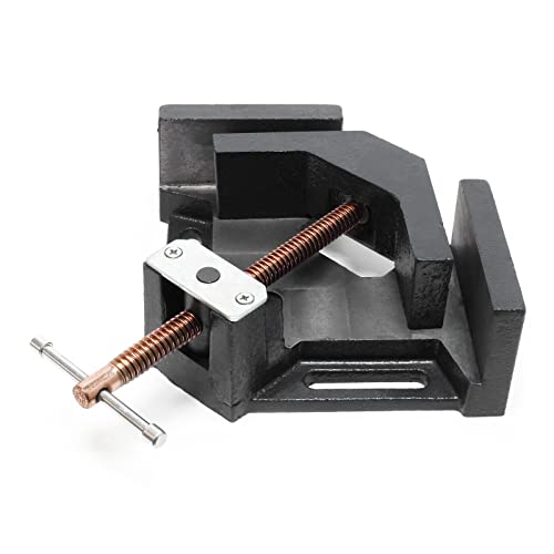 Wiltec morsa angolare 90° ghisa 75 mm saldatura