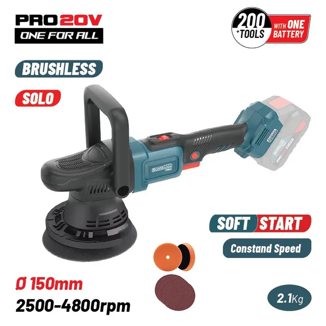Bormann Pro Lucidatrice Auto 20V 150mm Solo Brushless