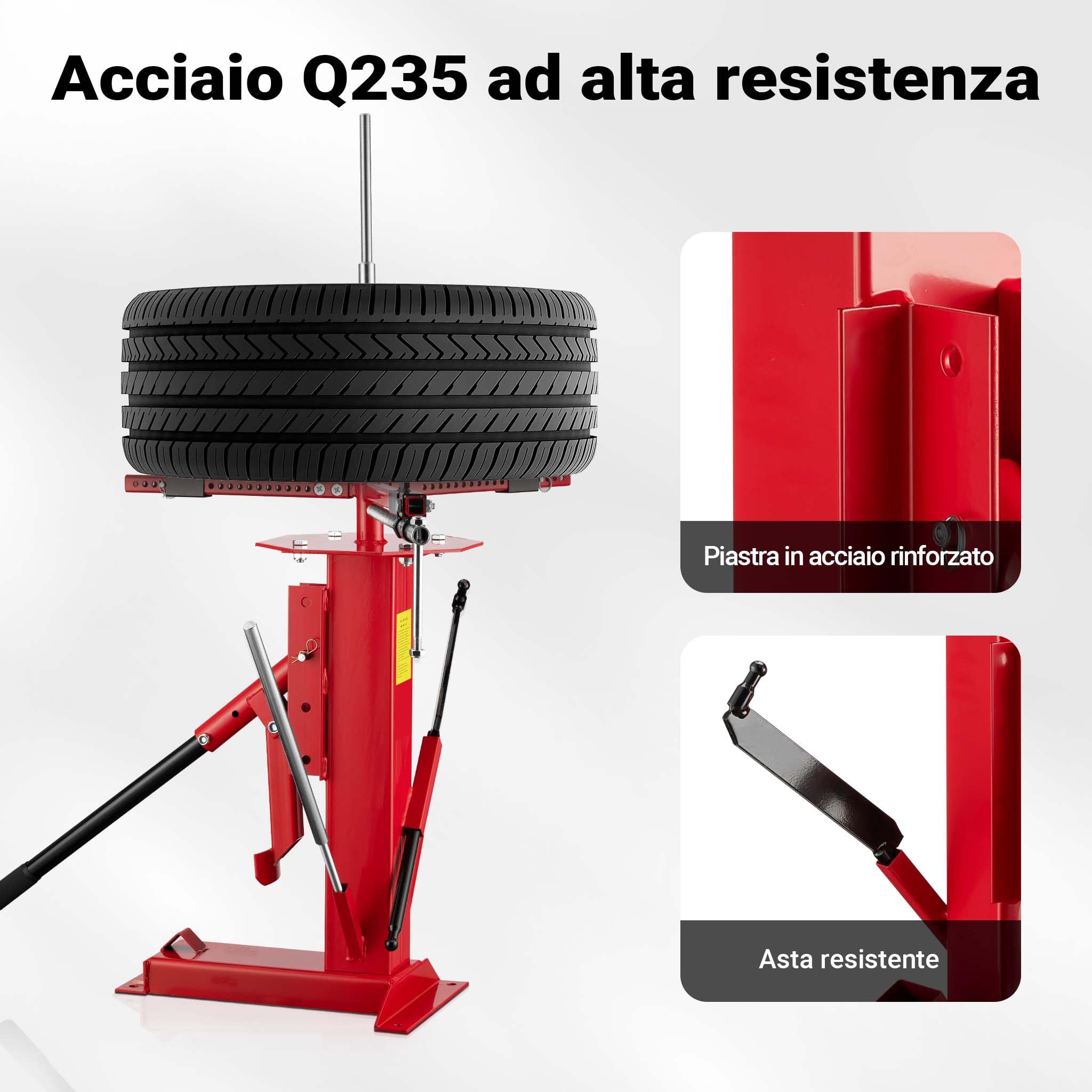Wiltec Smontagomme Manuale Universale Auto Moto fino a 21"