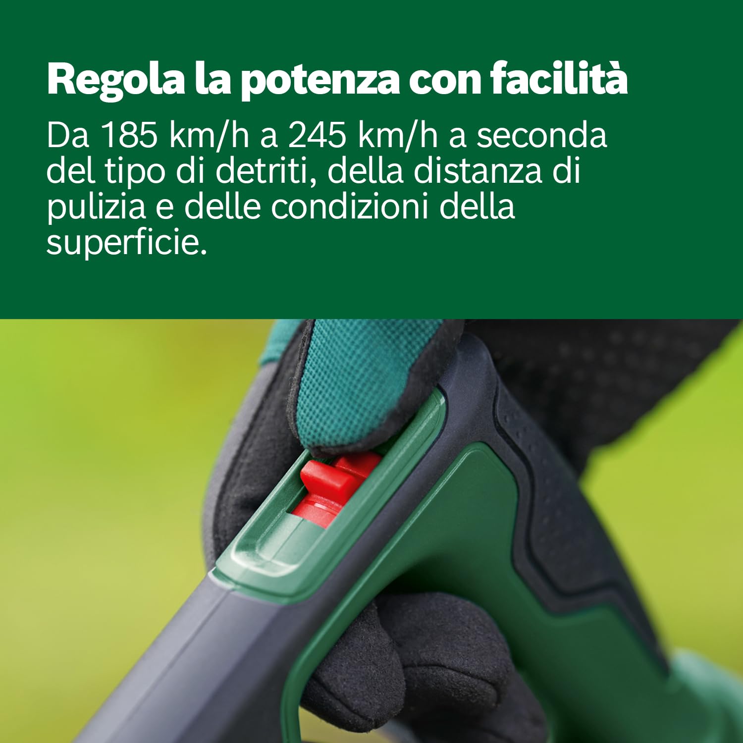 Bosch UniversalLeafBlower 18V-130 soffiatore batteria 2,5 Ah