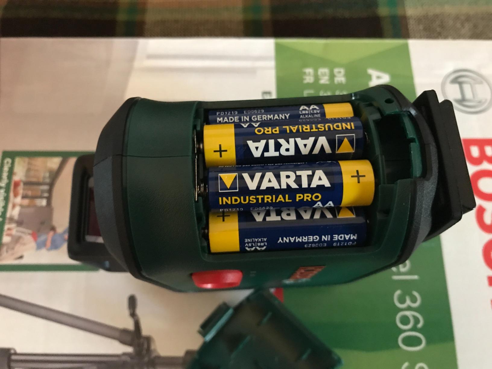 Bosch AdvancedLevel 360 livella laser verde con treppiede