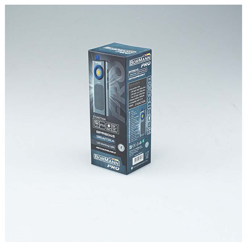 Bormann torcia LED ricaricabile 500Lm con speaker