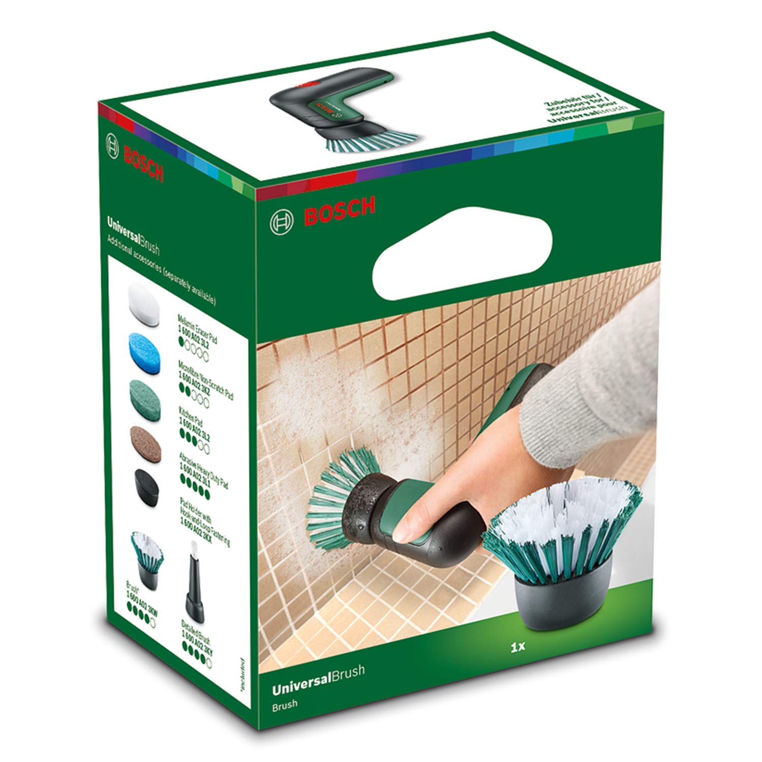Bosch UniversalBrush spazzola setola verde 1 pezzo