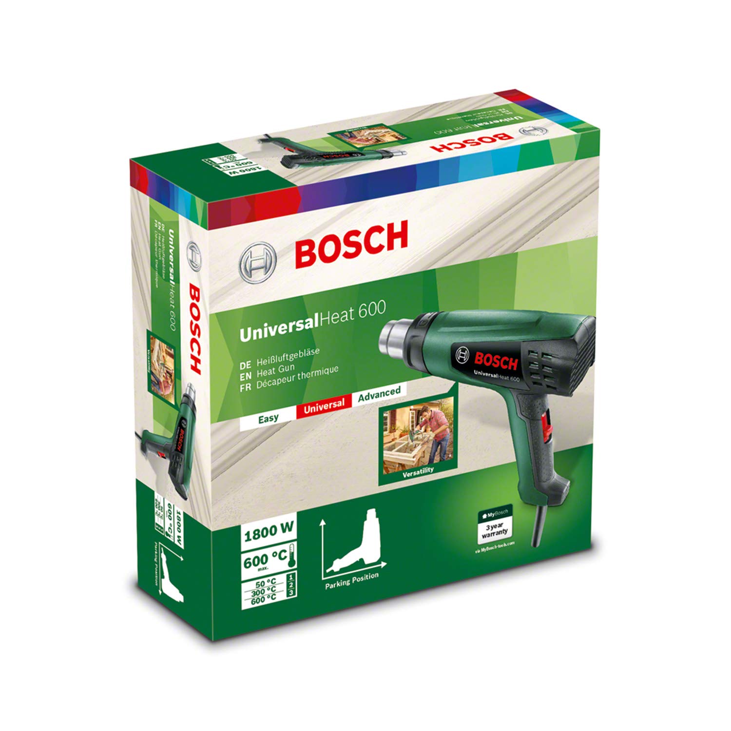 Bosch UniversalHeat 06032A6170 Pistola Termica 3 Livelli