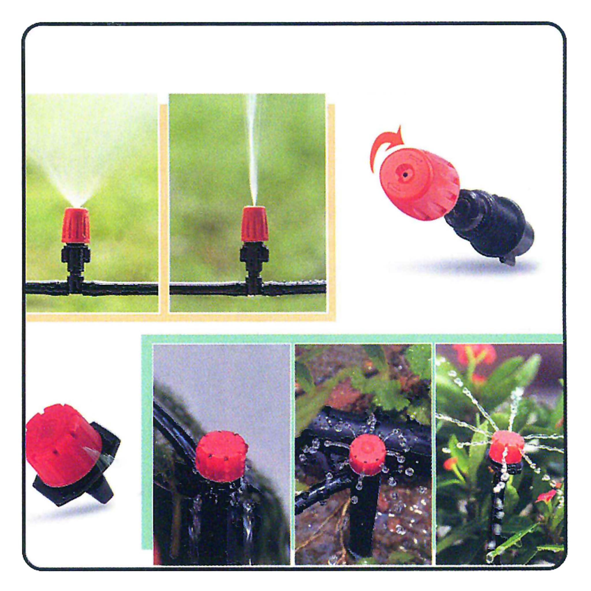 Wiltec Sistema Irrigazione a Goccia 40 m Microirrigazione
