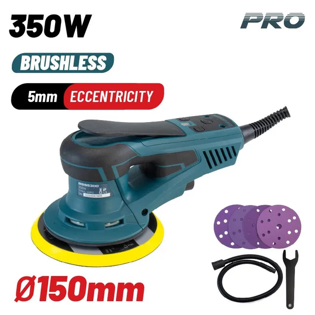 Bormann Levigatrice Orbitale 350W 230V Velocità Digitale